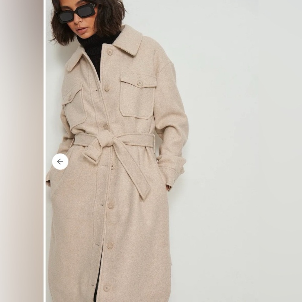 Women's Cream Trench Coat